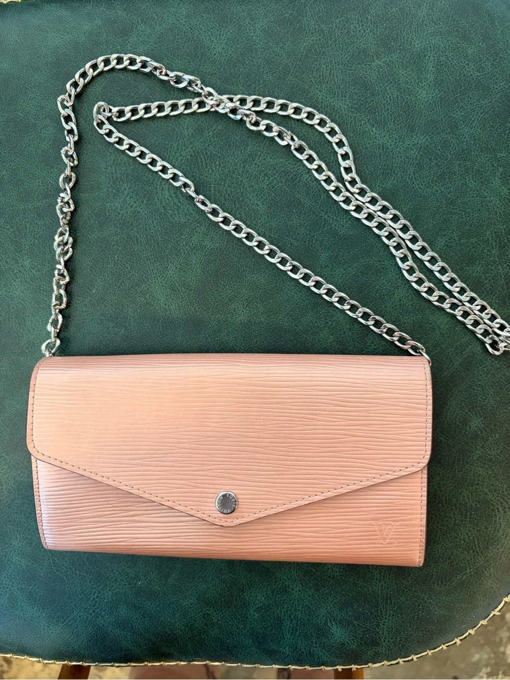Louis Vuitton Epi Leather Pink Envelope Wallet